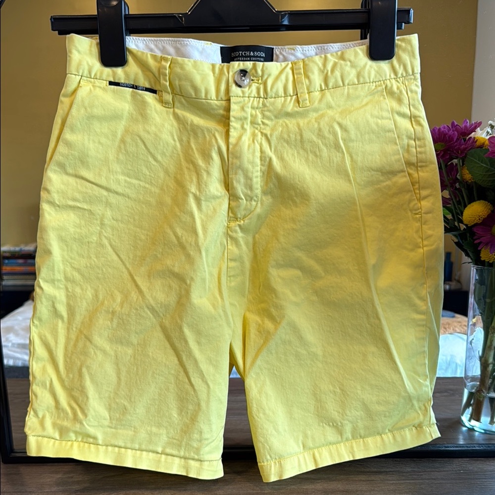 Scotch & Soda Yellow Men’s Shorts